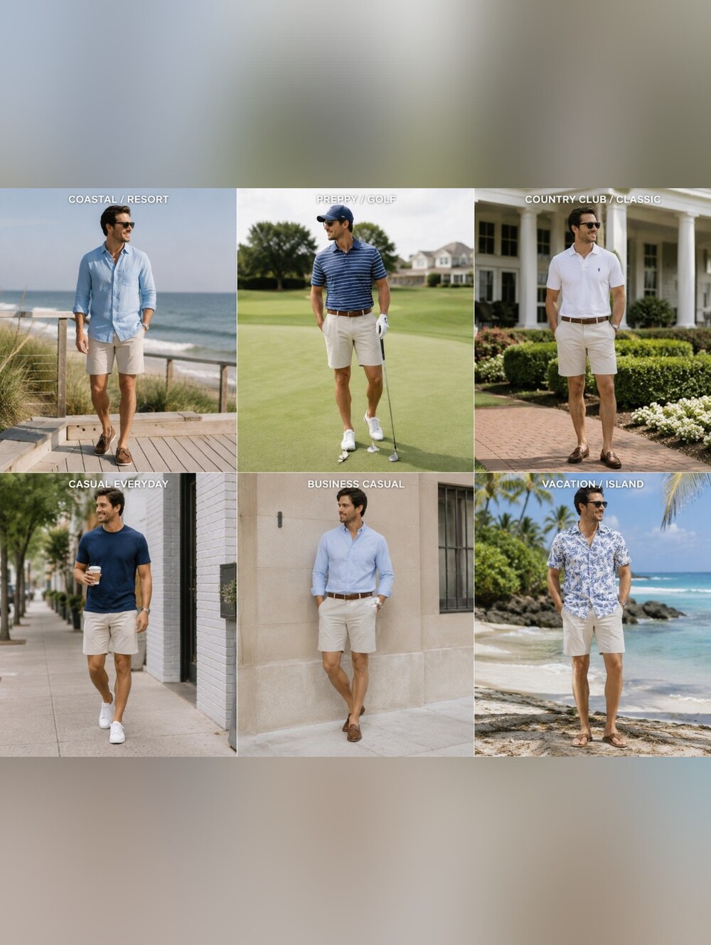 Lands' End 100% Cotton Chino Shorts Men's Size 40 Coastal Preppy Golf Summer